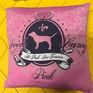 💗 RARE VS PINK THROW PILLOW💗